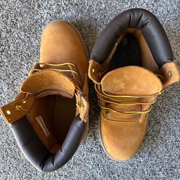 Timberland  premium waterproof boots nubuck wheat winter - Picture 4 of 7